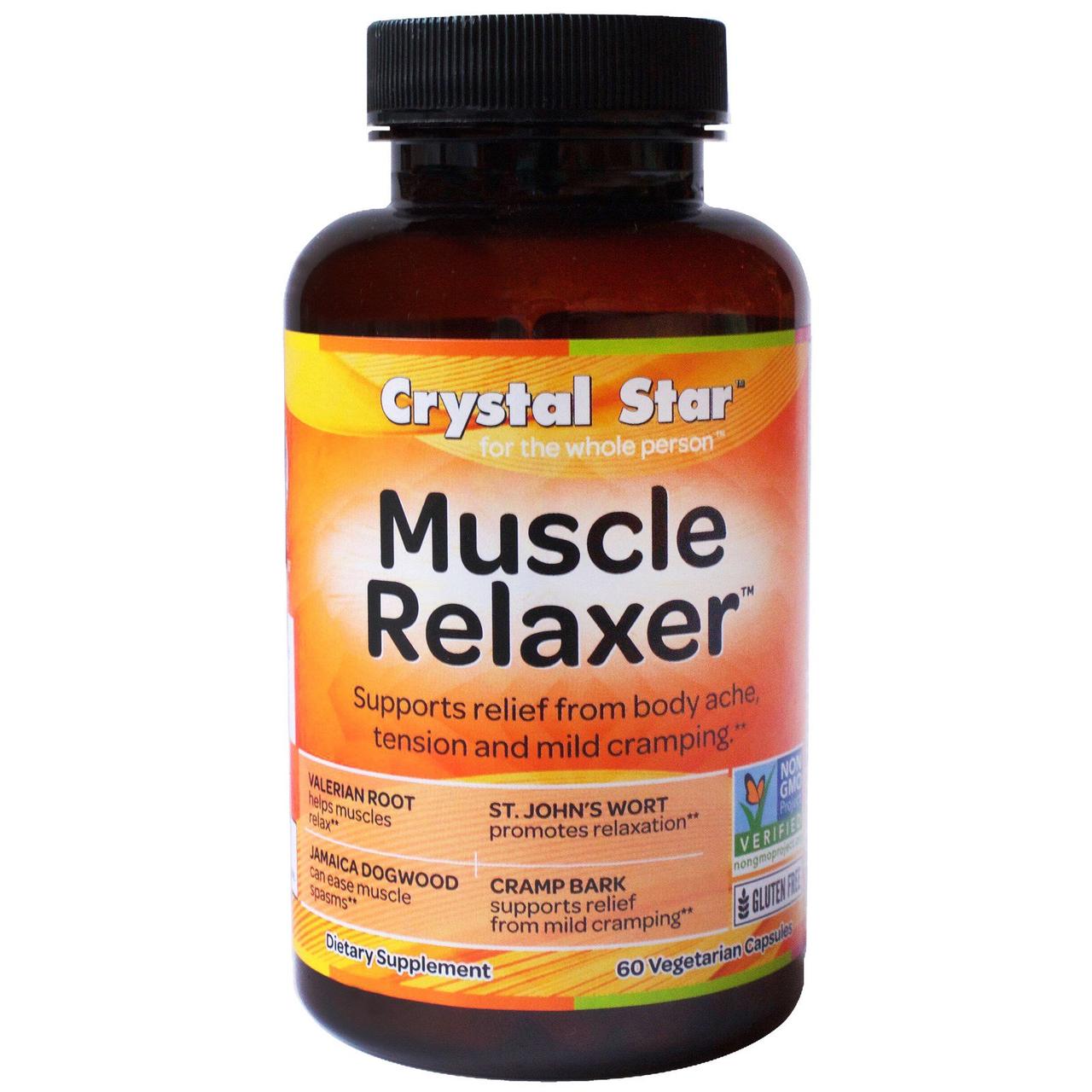 Muscle Relaxer (розслаблення м'язів), Crystal Star, 60 капсул вегетаріанських
