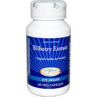 Екстракт чорниці, для здоров'я очей, Enzymatic Therapy, 60 капсул на рослинній основі