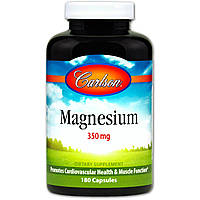 Carlson Labs, Магній, 350 мг, 180 капсул