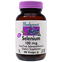 Bluebonnet Nutrition, Селен, 100 мкг, 90 капсул