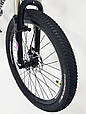 Гірський підлітковий алюмінієвий велосипед HAMMER-24 White Pink Японія Shimano MTB, фото 9
