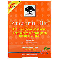 Таблетки для схуднення Zuccarin Diet, New Nordic US Inc, 60 таблеток