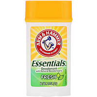 Arm & Hammer, Натуральний дезодорант Essentials, для чоловіків і жінок, свіжий, 71 г