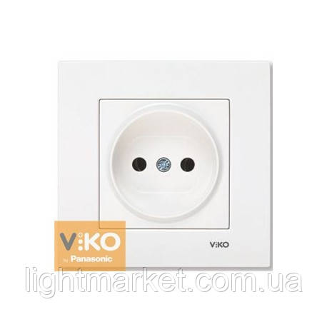 Розетка без заземлення прихованої установки Viko Karre
