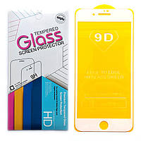 Защитное стекло 9D для Apple iPhone 7 Plus / 8 Plus (White)