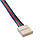 З'єднувальний кабель, конектор для світлодіодної стрічки RGB SMD 5050 RGB 4pin (1 jack), фото 3