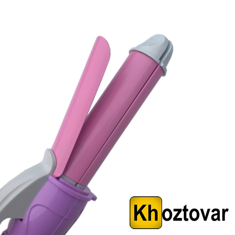 Мініплівка для волосся 002  ⁇  Плойка-випрямляч 2 в 1, фото 1