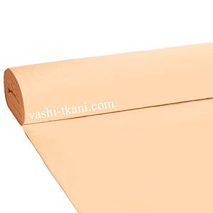 Ткань поплин De Luxe, однотонный світло-коралловый (Турция шир. 2,4 м) (P-FR-0025)