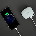 Бездротові навушники Havit Mosum блютуз гарнітура з повербанком 2200 мА·год. Ексклюзивна модель. Бежеві, фото 8