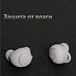 Бездротові навушники Havit Mosum блютуз гарнітура з повербанком 2200 мА·год. Ексклюзивна модель. Бежеві, фото 7