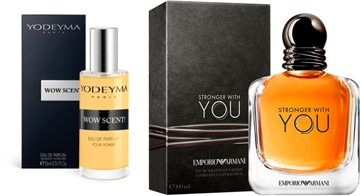 Yodeyma WOW SCENT! EDP 15 мл - (аналог STRONGER WITH YOU Emporio Armani)