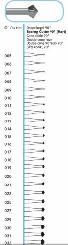 Бор підрізний 4,5 мм Komet
