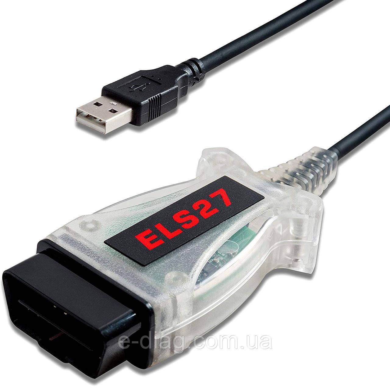 Автосканер ELS27 obd2 ftdi для діагностики авто та кодування FORD/MAZDA (FORScan/FoCCCus)