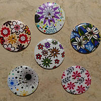 Дерев'яний декор 4 см із малюнком