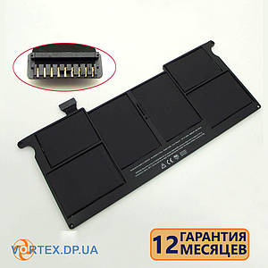 Батарея для ноутбука Apple Macbook Air 11″ A1370, A1465 (A1406) 7.3V 4680mAh 2011 р КАБЕЛЬ З КРАЮ БЛОКУ!