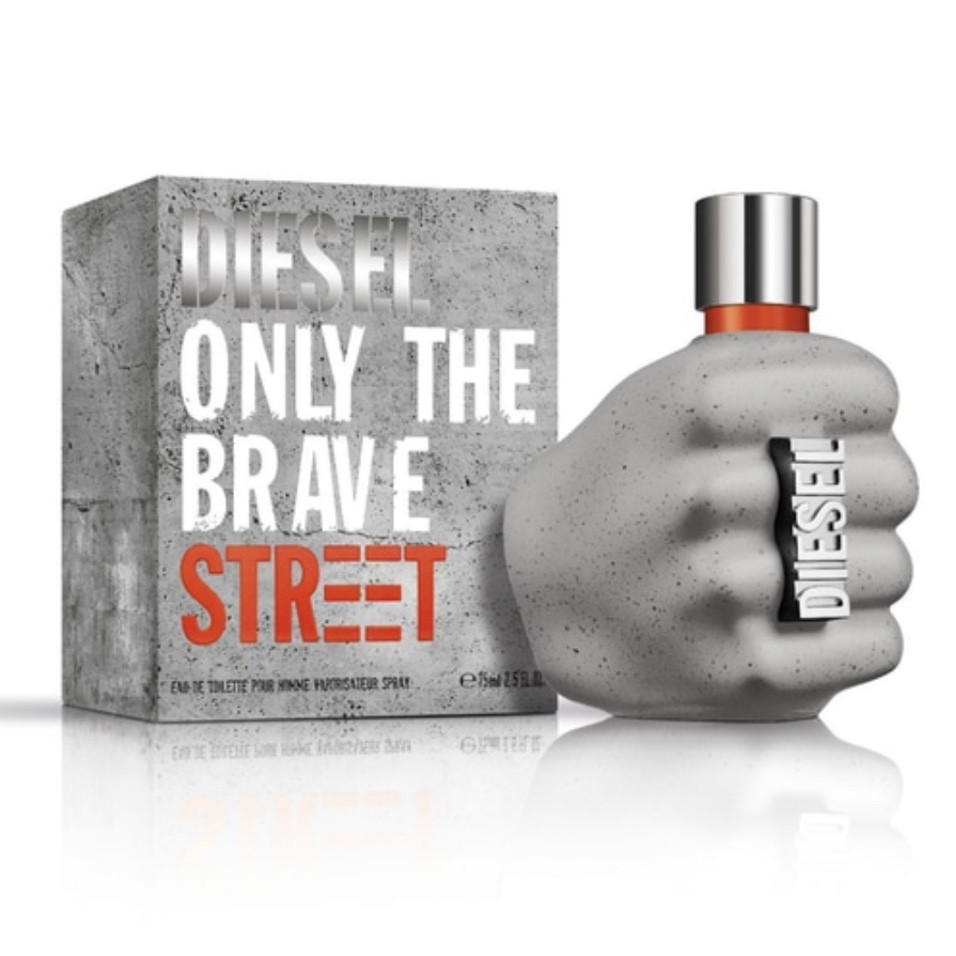 Свіжі літні чоловічі парфуми Diesel Only The Brave Street 75ml туалетна вода оригінал, деревно-пряний зелений аромат