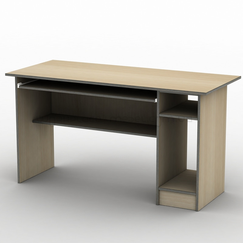 Письмовий прямий офісний стіл Тиса / Tisa СК-2 1400х600 (Бюджет) з ДСП