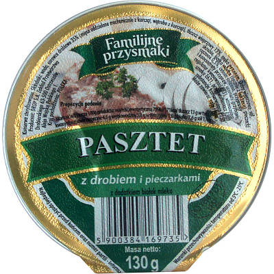 Паштет грибний 130 грамів ТМ Familiine Польща