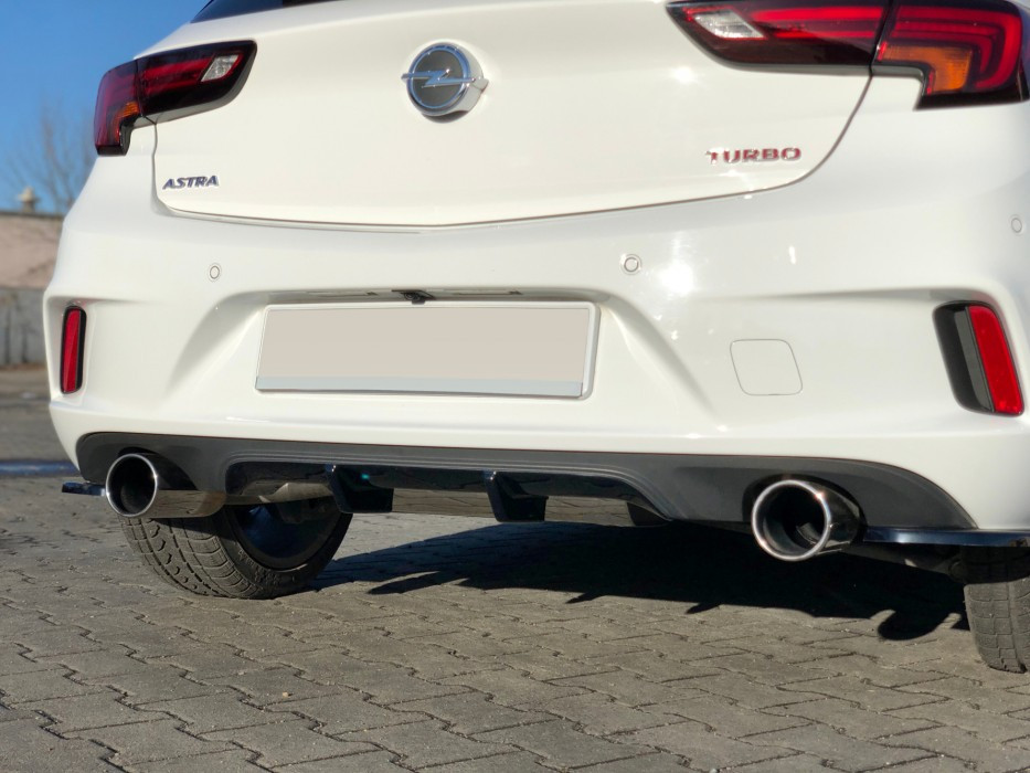 Дифузор Opel Astra K OPC-Line тюнінг елерон обвіс, фото 1