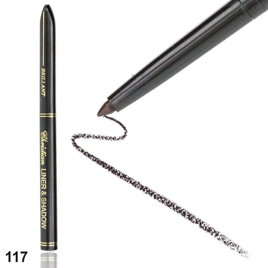 Контурний механічний олівець для очей Christian U-11 №117 Soft brown