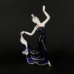 Статуетка танцюючої дівчини "гжель" S0588