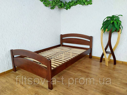 Дерев'яне двоспальне ліжко з підніжкою "Марта" від виробника, фото 2