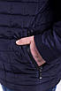 Демісезонна чоловіча куртка великого розміру 48-70 синій, фото 7