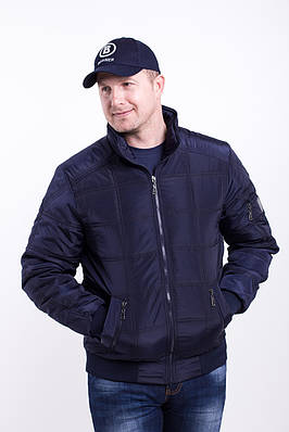 Куртка чоловіча демісезонна  великого розміру 50-70 синій