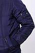 Куртка чоловіча демісезонна  великого розміру 50-70 синій, фото 2
