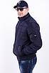 Куртка чоловіча демісезонна  великого розміру 50-70 синій, фото 3