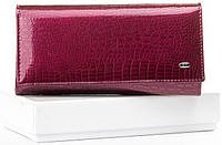 Женский кожаный кошелек SERGIO TORRETTI W1-V фиолетовый натуральная кожа