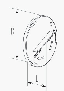 Заглушка коллектора круглая FlexiVent 030963 / DN63 - фото 2 - id-p989784041