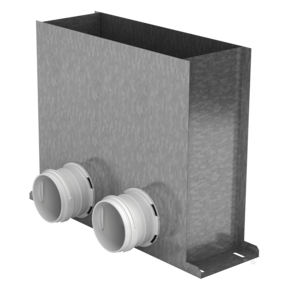 Пленум підлоговий металевий FlexiVent 0821300х100/75х2 / DN75