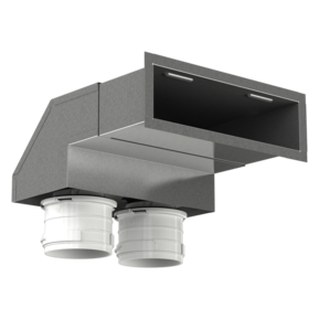 Пленум настінний металевий FlexiVent 0833200х55/63х2 / DN63