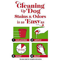 Засіб для знищення плям і запах Natures Miracle STAIN&ODOR REMOVER для собак, аромат ГРЕЙПФРУТА, 946 мл, фото 3