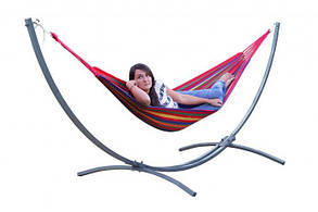 Гамак двомісний з каркасом WCG Червоний XXL 220x160 см