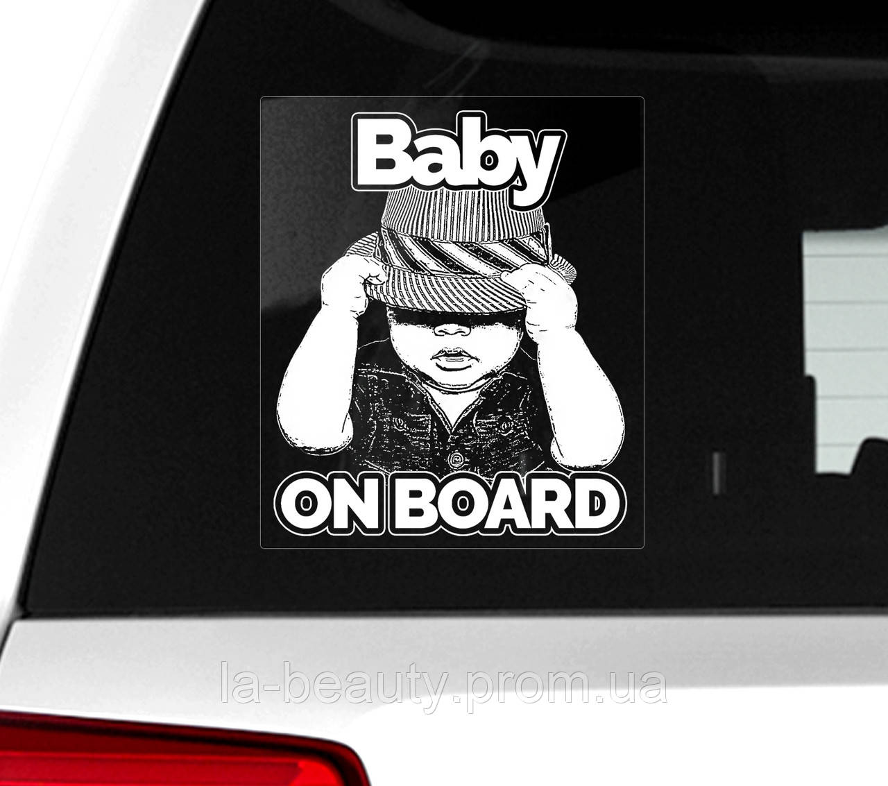 Автомобільна наклейка на скло Baby on board (Дитина на борту)