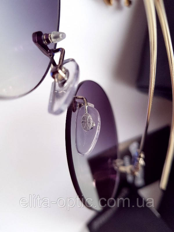 Брендовые круглые очки - Chrome Hearts- Ovaryeasy II 18K SWG - линза Zeiss - фото 7 - id-p989895779