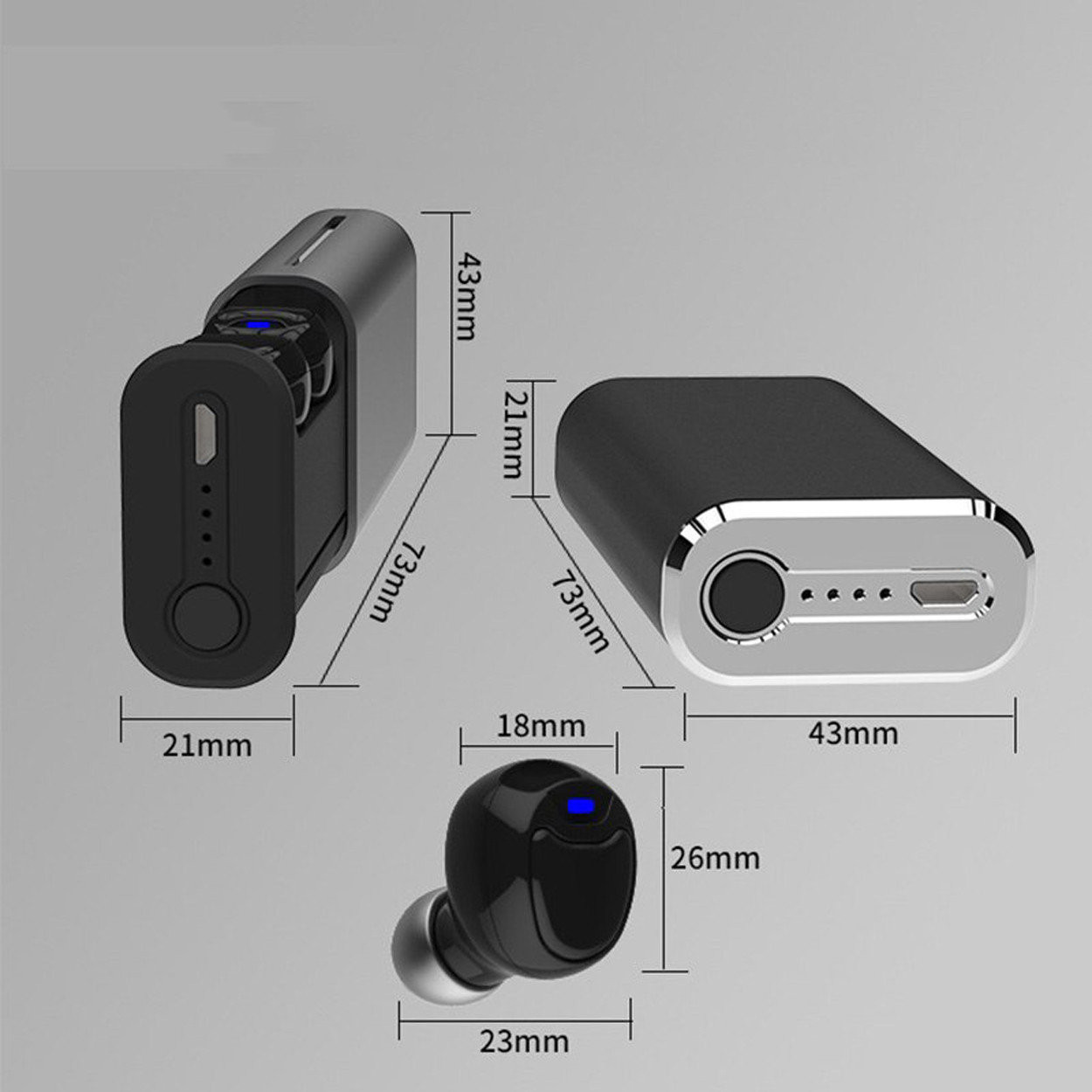 Беспроводные наушники Wi-pods G1 гарнитура Bluetooth 5.0 оригинал с кейсом Power Bank - фото 4 - id-p926513610