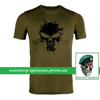 Військова футболка CoolMax "КАРАЧЕЛЬ NEW" олива потовідвідна