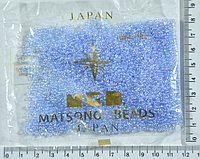 Бисер №11/0 "MATSUNO"-Япония(50гр) №512 прозр бл голуб уп=1шт