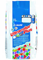 Затирка для швів плитки 2 кг MAPEI ULTRACOLOR PLUS (103-місячно-білий)