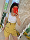 Жіночий літній котоновий комбінезон із шортами на лямках, фото 6