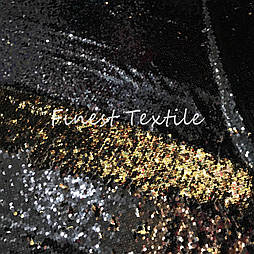 Паєтка Двостороння Чорний Золото