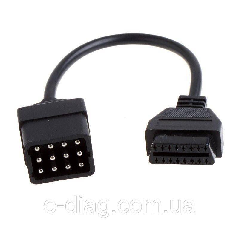 Перехідник ГАЗ (Газель, Соболь, Волга, УАЗ) 12 pin на 16 pin OBD 2