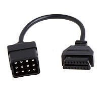 Переходник ГАЗ (Газель, Соболь, Волга, УАЗ) 12 pin на 16 pin OBD 2