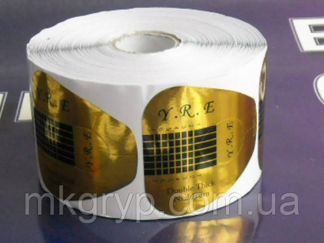 Форми Y. R. E (широкі ) для нарощування нігтів. 500шт. Пд. Корея