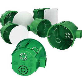 Монтажні коробки для твердих стін