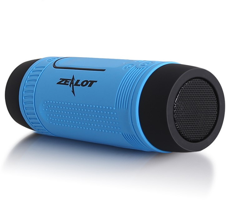 Mp3 Bluetooth-колонка динамік із ліхтариком Zealot S1 м'який павербанк