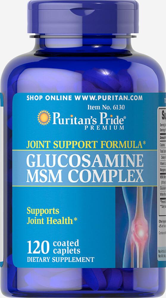 Puritan's pride Glucosamine MSM Complex 333 mg/500 mg 120 Caplets